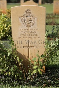 BEIRUT WAR CEMETERY - COLMAN, THOMAS